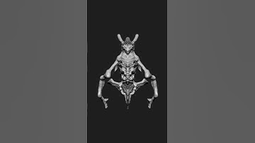 3D Modeling | com4_0160 |  Zbrush Timelapse | #zbrush  #3dmodeling #3d #character  #creature #shorts