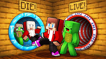 Mikey & JJ vs Girls : Choose the Right Slide in Minecraft (Maizen)