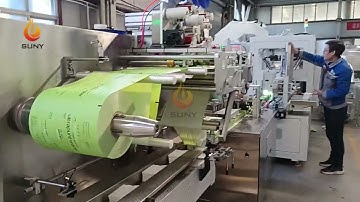 ⭐12 Roll Wet Wipes Machine Factory Test  Ready for Shipment