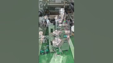 Do you like this?inner and outer filter tea bag packing machine with label and tag #packingmachine