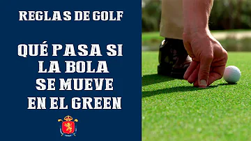 ¿Existe alguna penalización por mover accidentalmente la bola de golf?