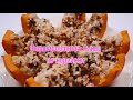 Сладкая Фаршированная Тыква c Рисом по-корейски Рецепт Sweet Pumpkin Rice Recipe 단호박영양밥 만들기