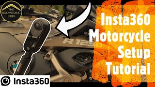 Insta360 Motorcycle Setup - Easy Tutorial - Camera, Mounts & Invisible Selfie Stick!