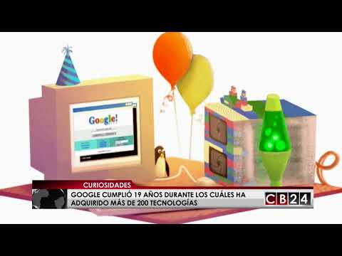 Mire cómo Google celebra sus 19 años