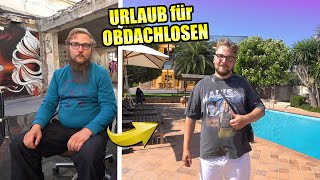 Ich SCHENKE einem OBDACHLOSEN einen URLAUB! | Zurück ins Leben Teil 2 | TomSprm