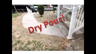 Dry Pour  70 Bag Sidewalk Project