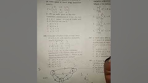 Solution of questions MARKOV CHAIN December 2017, june2018, december 2018