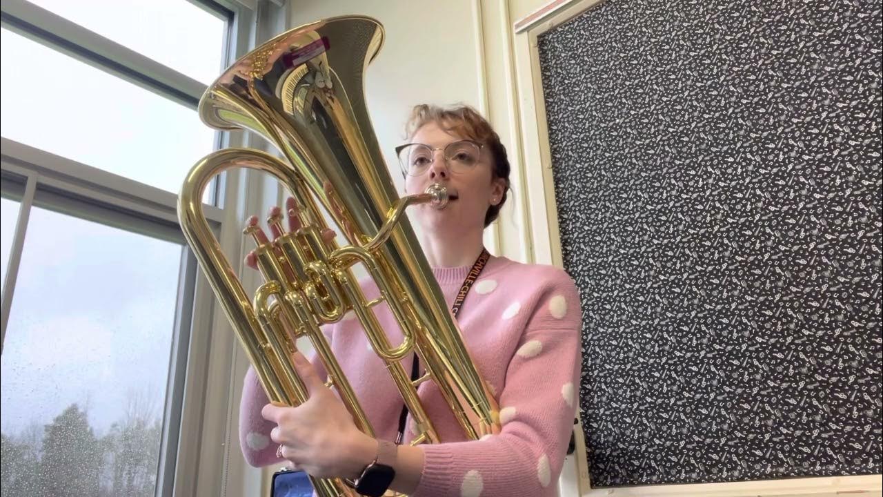 Full Concert B flat Scale Baritone YouTube