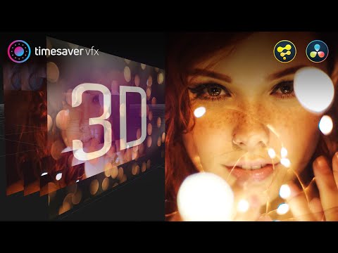 Видео: 0163 Крутая анимация фото в Davinci Resolve / 3D слои и эффекты