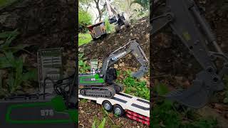 RC EXCAVATOR alat berat beko😎💪#excavator #truck #automobile #toys #hitachi #jcb #rcb #shorts #rc