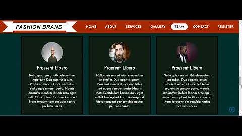Fashion model website template in bootstrap