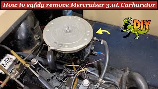 Remove 3.0L Mercruiser inboard carburetor - DIY by DIY with Michael Borders 893 views 1 month ago 21 minutes