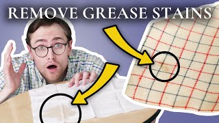 The RIGHT Ways to Remove Grease Stains from Clothes & Fabric screenshot 2