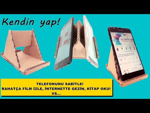 Video: Bir Akıllı Telefon Için çok Basit Bir Kendin Yap Karton Standı