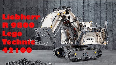 Liebherr R 9800 Lego Technic 42100 Unboxing, Speedbuild, Review