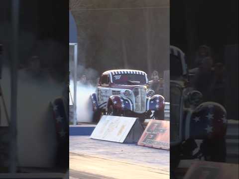 #gasser #burnout at the 2024 World Series of #dragracing - Cordova Dragway.