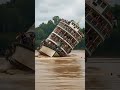 Passenger Ship Capsizes in Seconds—Unbelievable Footage! 😱 #ShipCapsize #CruiseDisaster