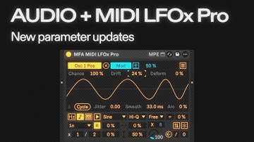 New In LFOx Pro: Drift, Deform, and Density