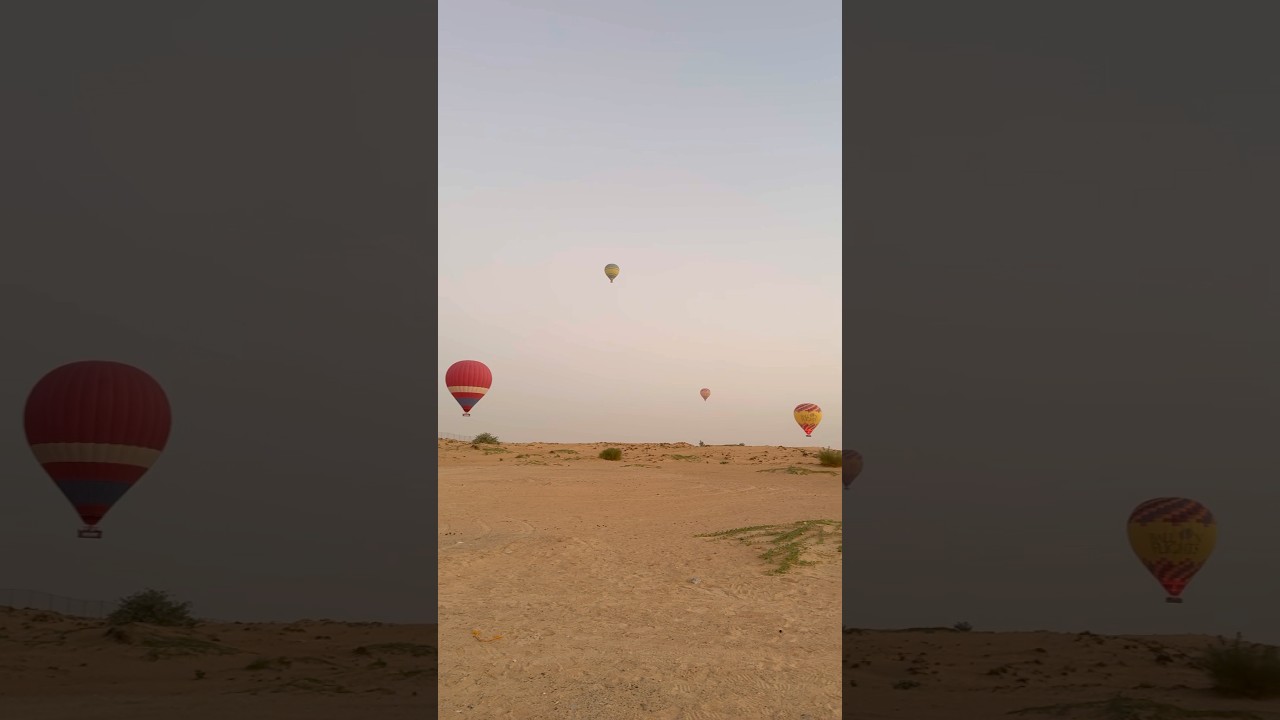 Hot Air Balloon Ride Dubai – Sunrise Adventure Above the Desert! 