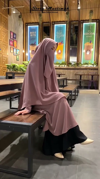 subhanallah cantiknya wanita muslimah bercadar 😍 #shorts