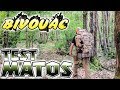 Bivouac en forêt (tente, Wisport Raccoon 85L)