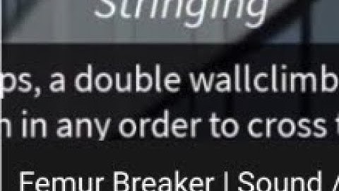 stringing on mobile | Roblox Parkour