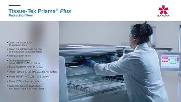 Tissue Tek Prisma Plus Replacing filters