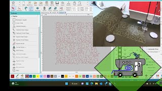 Hatch Tutorial: create a Quilt Design with Hatch Embroidery Digitizer - for beginner (part1/2)