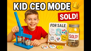 DIY Button Maker for Kids 🎨 | Fun Family Craft & Small Business Idea!