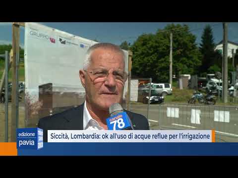 Siccità, Lombardia: ok all'uso di acque reflue per l'irrigazione