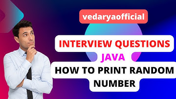 Random Number || java interview question || CodingWithved || vedaryaofficial