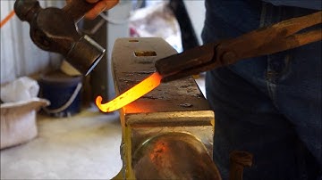Forging a twisted Bottle opener