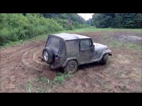 1993 wrangler yj mudding youtube