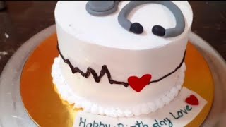 Doctor Theme Cake Decoration|| Decorate Cake For Doctors #cakedecoration
