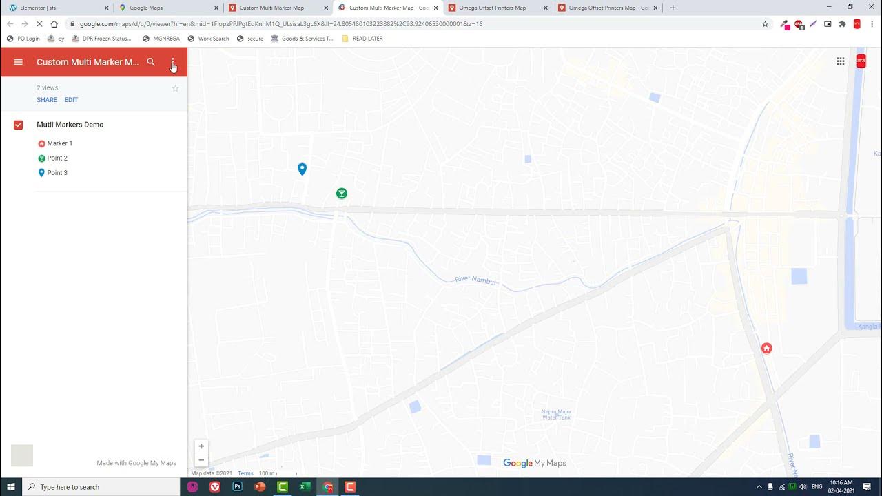 How to design Custom Multi Markers Google Maps for your site YouTube