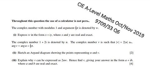 Complex number in polar form