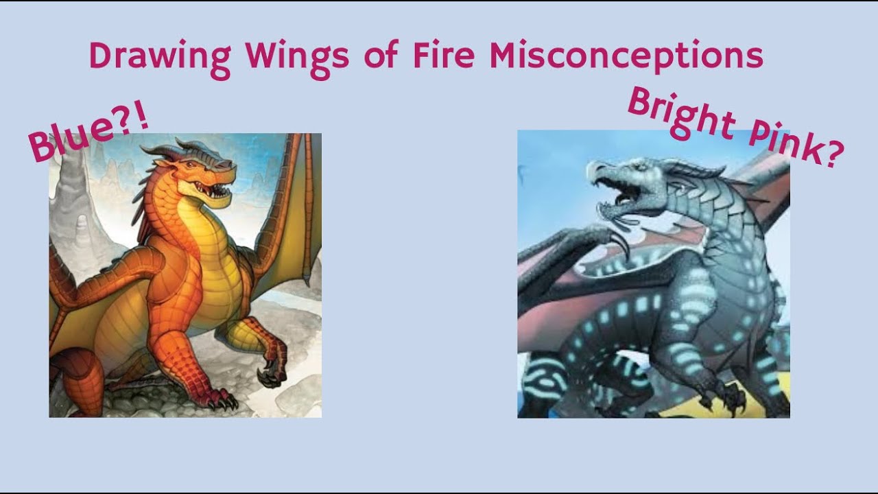 Drawing Wings of Fire Misconceptions