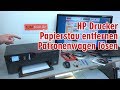 Hewlett-Packard Drucker Patronenwagen frei geben | lösen | HP Papierstau entfernen - [4K]