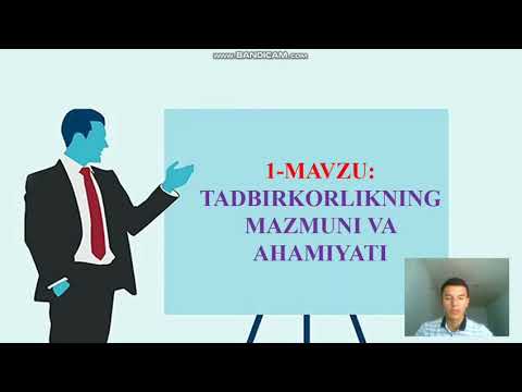 Video: Tadbirkorlikning ijtimoiy-iqtisodiy rivojlanishdagi o‘rni qanday?