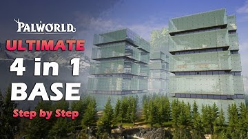 【Palworld Feybreak】4 in 1 Endgame Base Tutorial | Build the Ultimate All-in-One Base