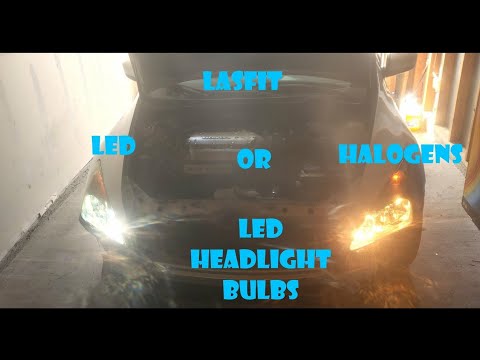 Installing LASFIT LED headlight bulbs on a 2006 Honda Accord - YouTube