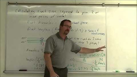 Calculating Rivet Size