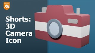 3D Camera Icon #shorts