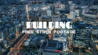 Free Stock Footage Building Aerial View  | No Copyright Video