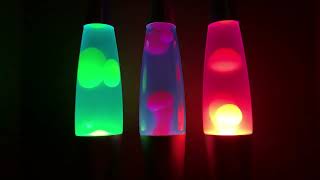 Lava Lamps Night Light, No Audio