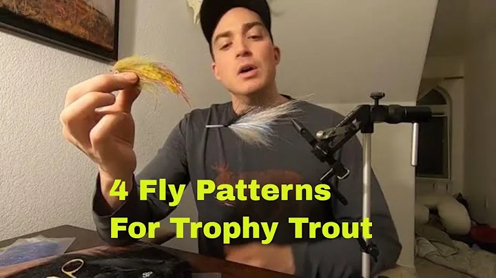 Four Trophy Trout Flies with Tutorials