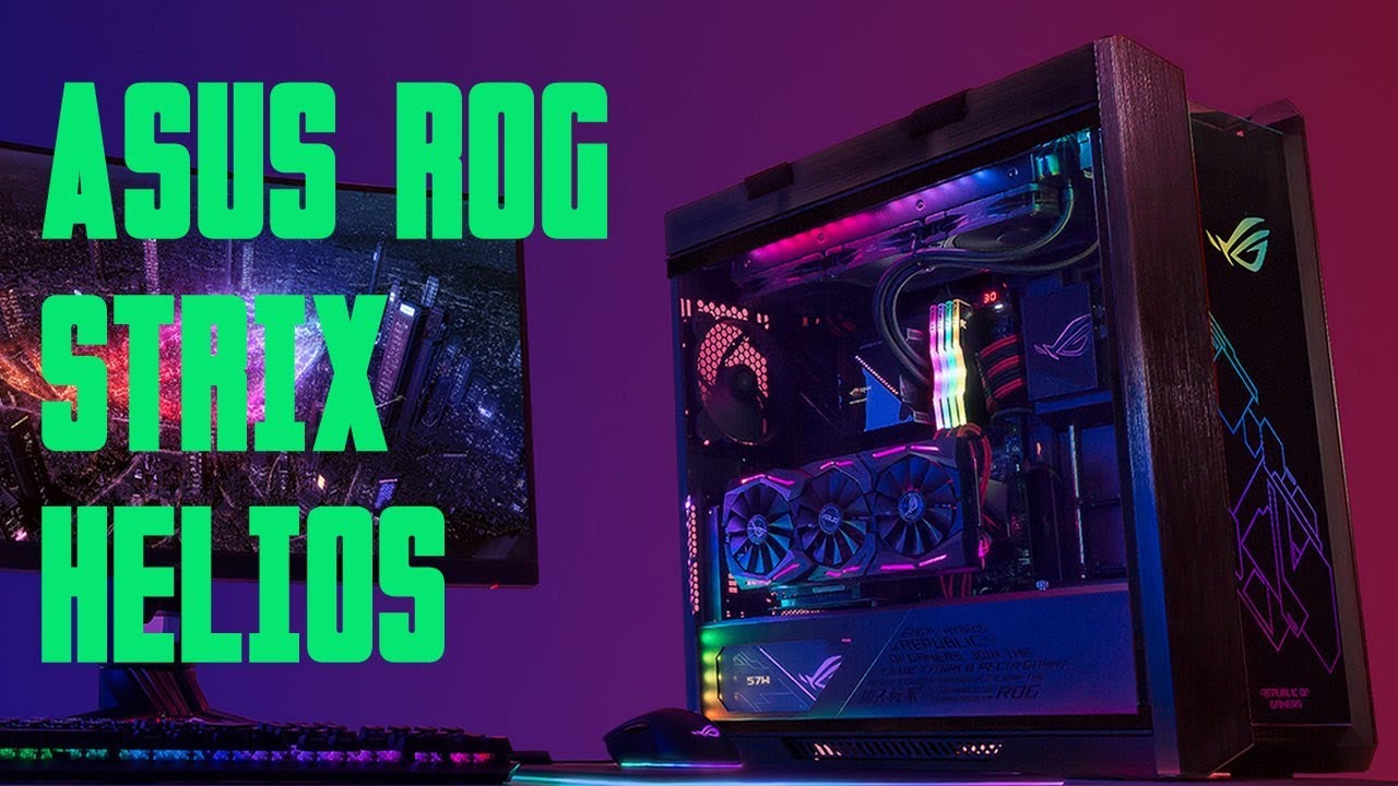 ASUS ROG STRIX HELIOS GX601 TG ATX - Boitier PC ASUS sur