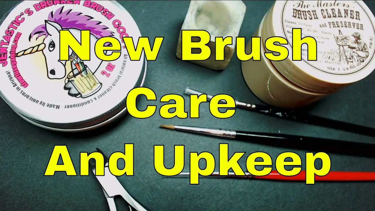 New Paint Brush Care And Upkeep Battletech Miniature Painting YouTube