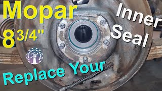 Mopar Chrysler Dodge Plymouth 8 3/4  8.75 Axle Seal  Remove And Replace