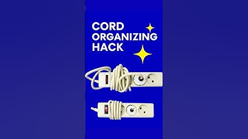 Cord Organizing Hack – No More Tangled Wires! 🔌✨ #electronic #hack #tangled